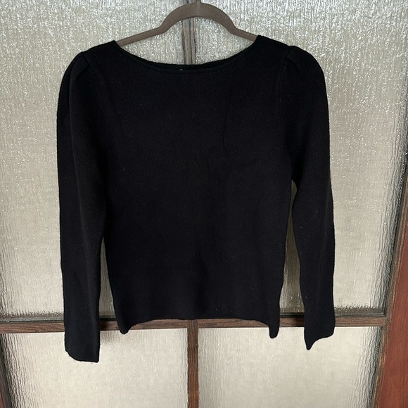 Rebecca Taylor Women's Cashmere Sweater -Black size Medium new - Picture 2 of 8
